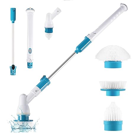 3-in-1 Electric Spin Scrubber – Powerful Multi-Surface Cleaning Machine