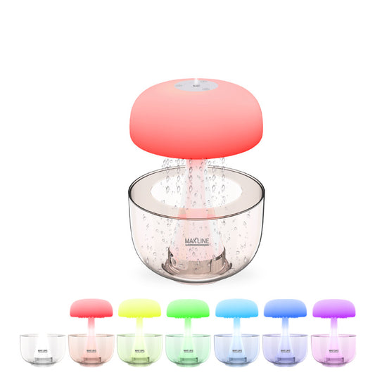 Jellyfish Raindrop Cloud Humidifier – Ultrasonic Aroma Diffuser with 7-Color Ambient Light (400ml)