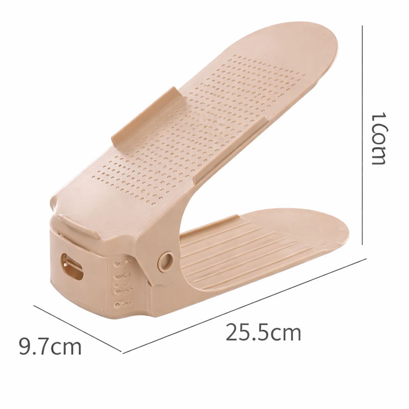 Foldable Shoe Organizer Stand – Adjustable Space-Saving Shoe Storage for Wardrobe & Closet