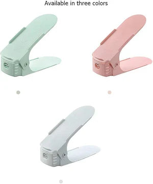 Foldable Shoe Organizer Stand – Adjustable Space-Saving Shoe Storage for Wardrobe & Closet